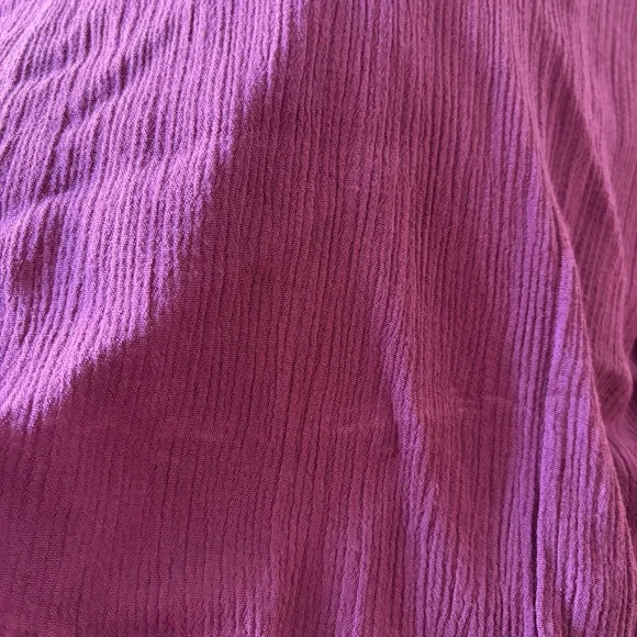 Lovely Day Plum Purple Dark Romantic Boho Lace Maxi Dress (M) Whimsigoth Wedding - Picture 15 of 16